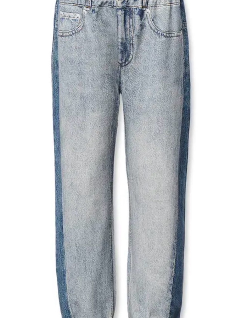 Vintage Havana Light Blue Jeans with Dark Blue Side Trim